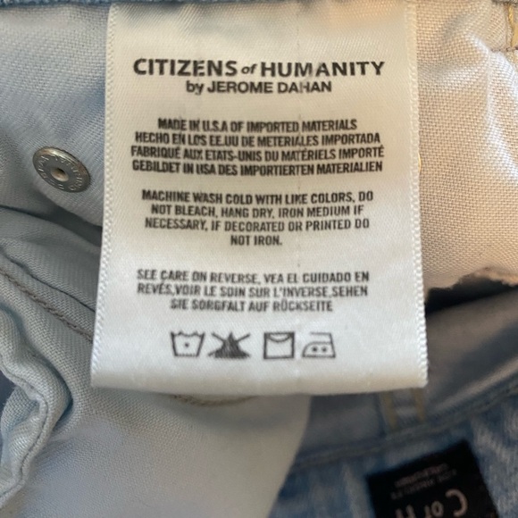 Citizens of Humanity Rocket Crop High Rise Skinny Capris Size 30 - Picture 8 of 10